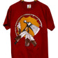 Vintage 90's Native American Tribal Art Graphic Tee Size Large