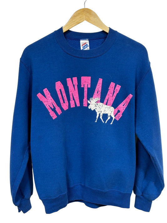 Vintage 90's Montana Moose Nature Sweater Size Medium