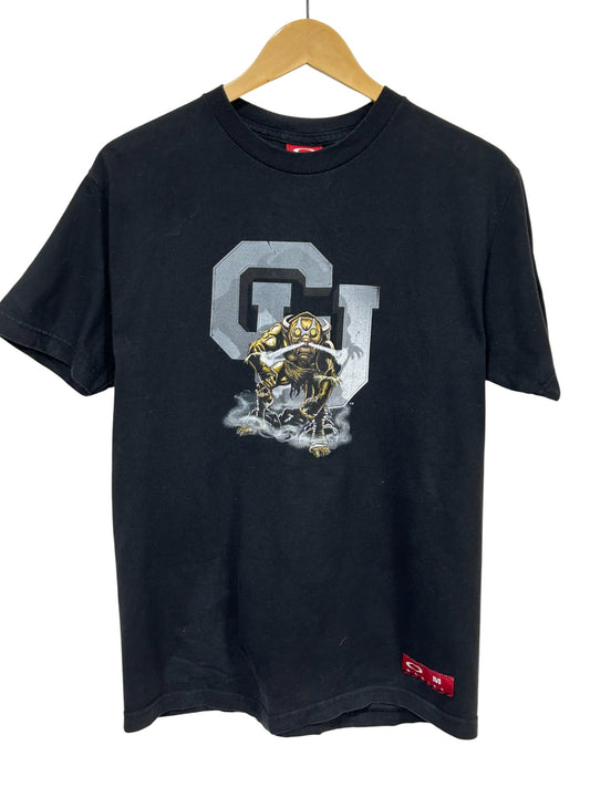Vintage Y2K Oakley University of Colorado Buffalo Graphic Tee Size Medium