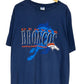 Vintage 90's Starter Denver Broncos NFL Logo Graphic Tee Size XL