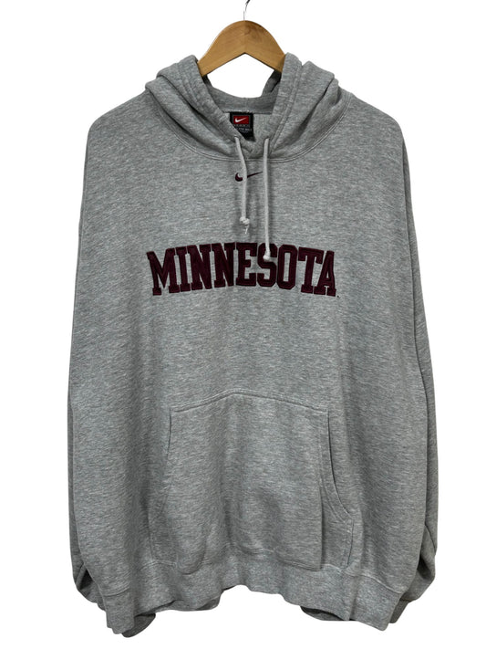 Vintage 90's Nike Minnesota Center Swoosh Collegiate Hoodie Size XXL