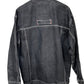 Vintage Y2K South Pole Black Denim Trucker Jacket Size Large