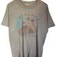 Vintage 1989 Montana Cattle Drive Cowboy Graphic Tee Size XL