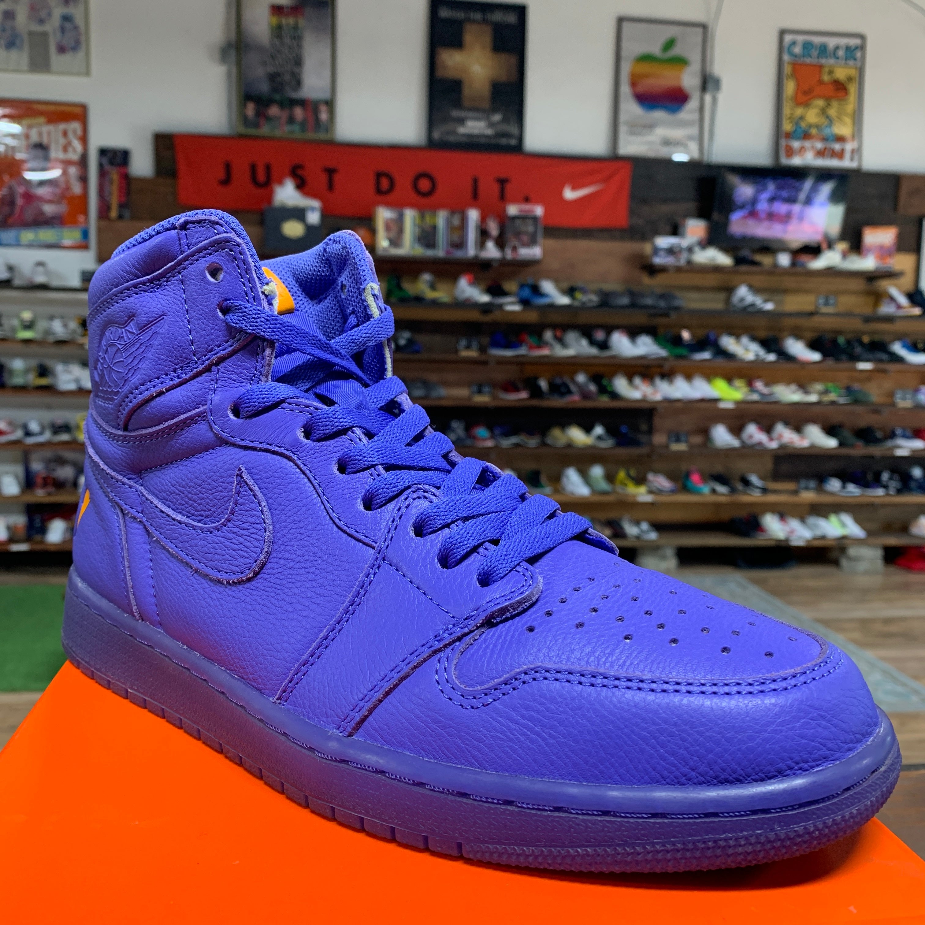 Jordan 1 Gatorade Rush Violet Size 9.5