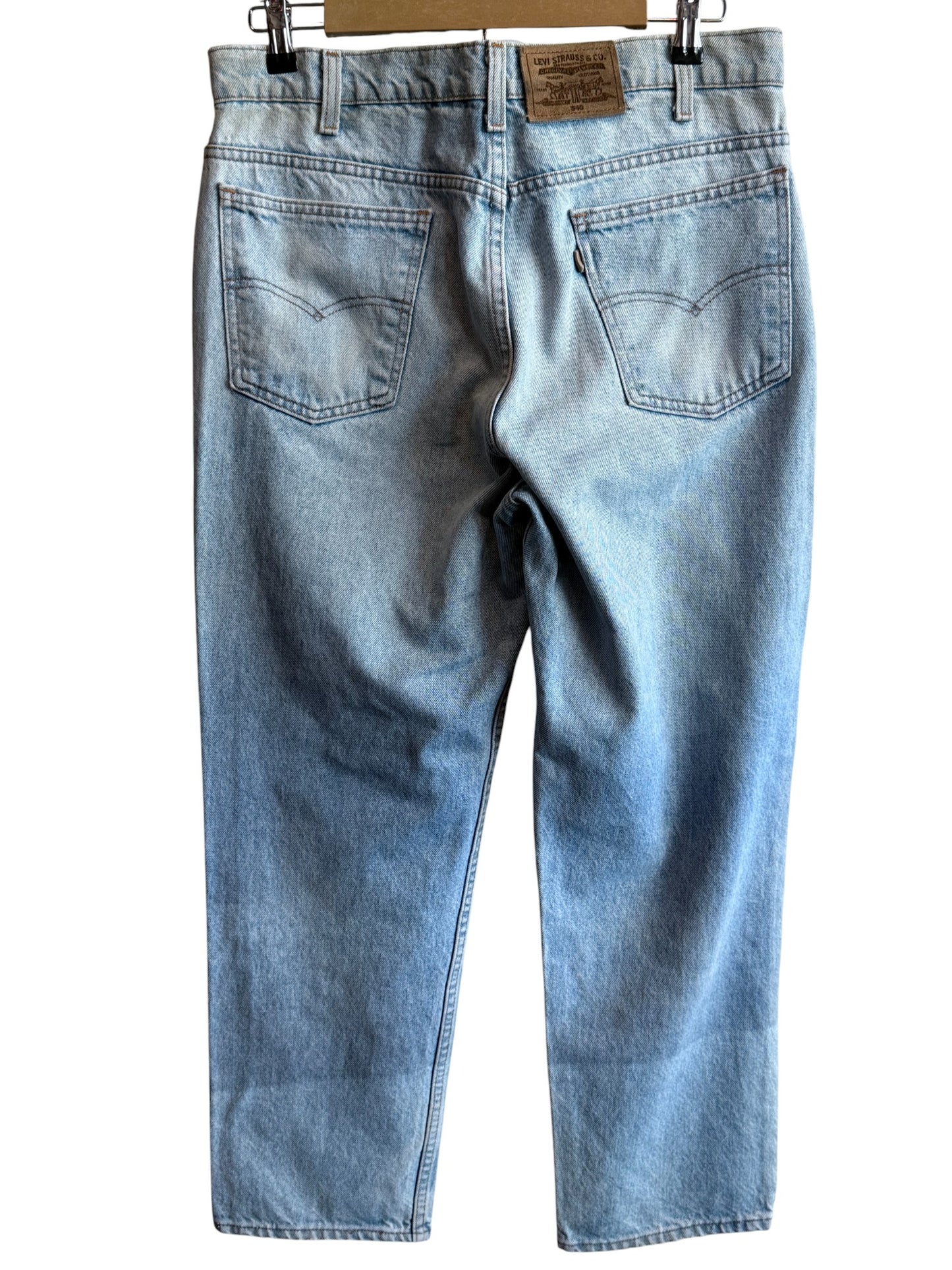 Vintage 90's Levi's 540 Light Wash Denim Jeans Size 34x30