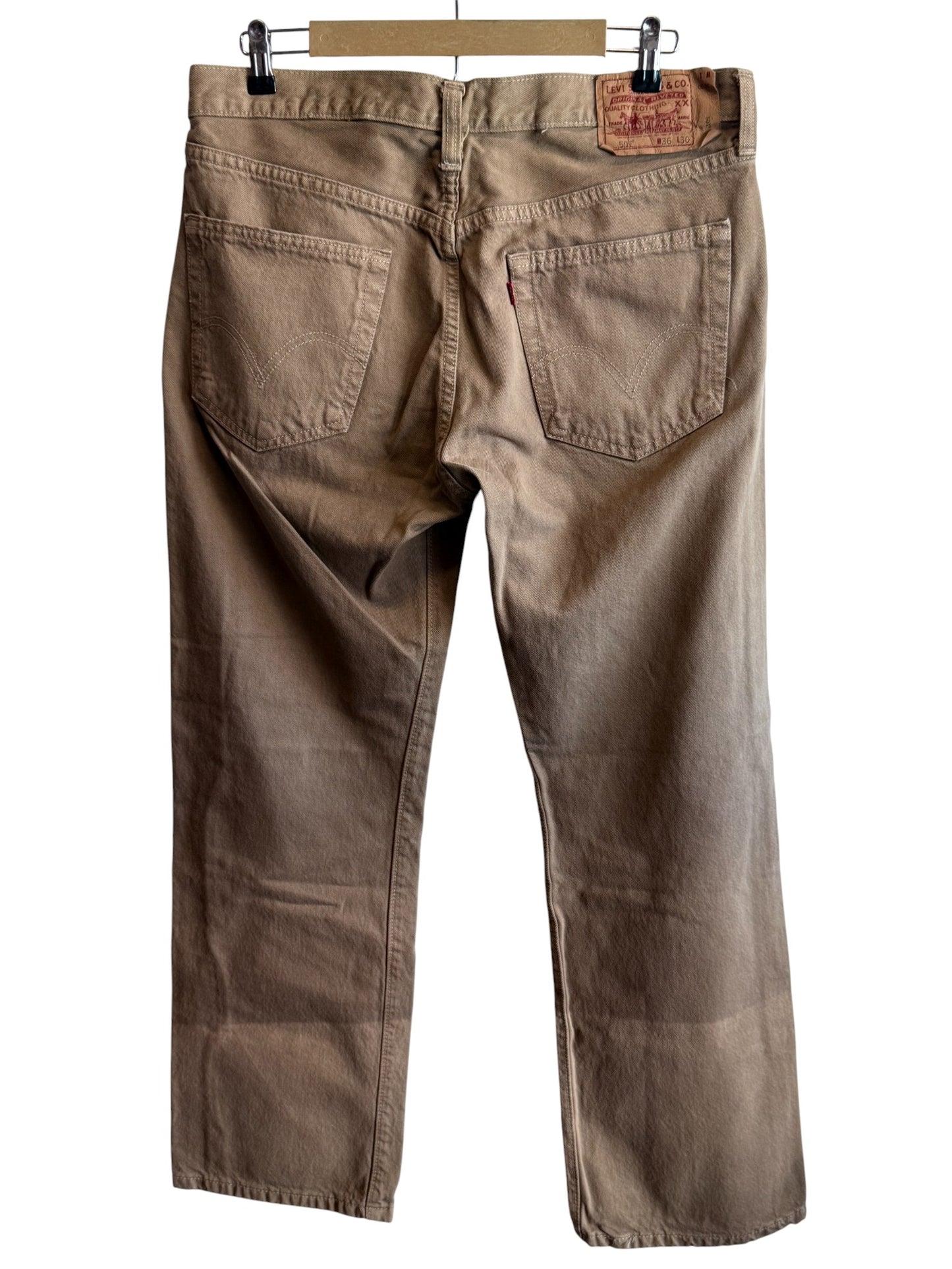 Vintage Y2K Levi's Brown 501 Jeans Size 36x30