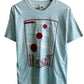 Vintage 90's Hockey Grey Graphic Tee Size Large