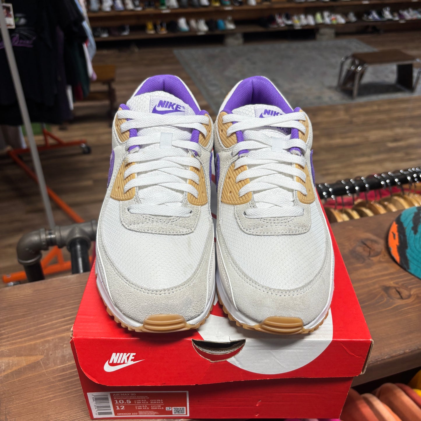 Nike Air Max 90 'Action Grape Citron' Size 10.5