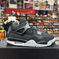 Jordan 4 'Black Canvas' Size 10