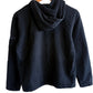 Vintage Women's Lauren Ralph Lauren Black Zip Up Hoodie Size Medium