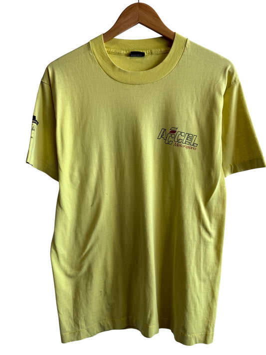 Vintage 90's Accel Motorsports Racing Graphic Tee Size Large
