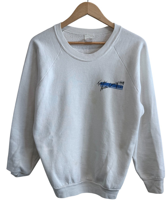 Vintage 80's Tour de North County Bike Racing Sweater Size Large