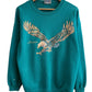 Vintage 90's Heavyweight Bald Eagle Montana Nature Sweater Size Large