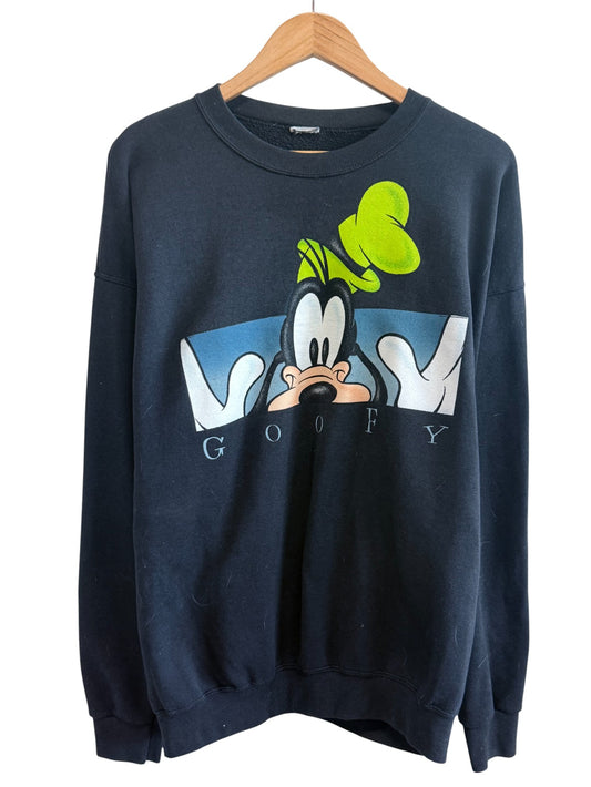Vintage 90's Disney Goofy Cartoon Sweater Size Large