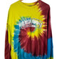 Vintage Oregon Coast Tie Dye Graphic Crewneck Sweater Size XL