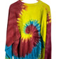Vintage Oregon Coast Tie Dye Graphic Crewneck Sweater Size XL