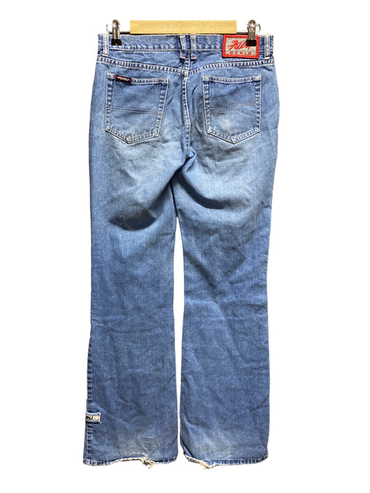 Vintage Fubu Light Wash Women's Denim Jeans Size 30x32