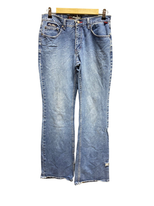Vintage Fubu Light Wash Women's Denim Jeans Size 30x32