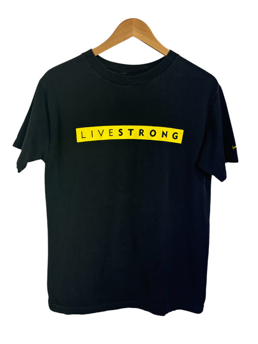 Vintage 00's Nike Livestrong Graphic Tee Size Medium