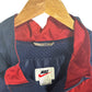 Vintage 90's Nike Navy Blue Full Zip Windbreaker Jacket Size Large