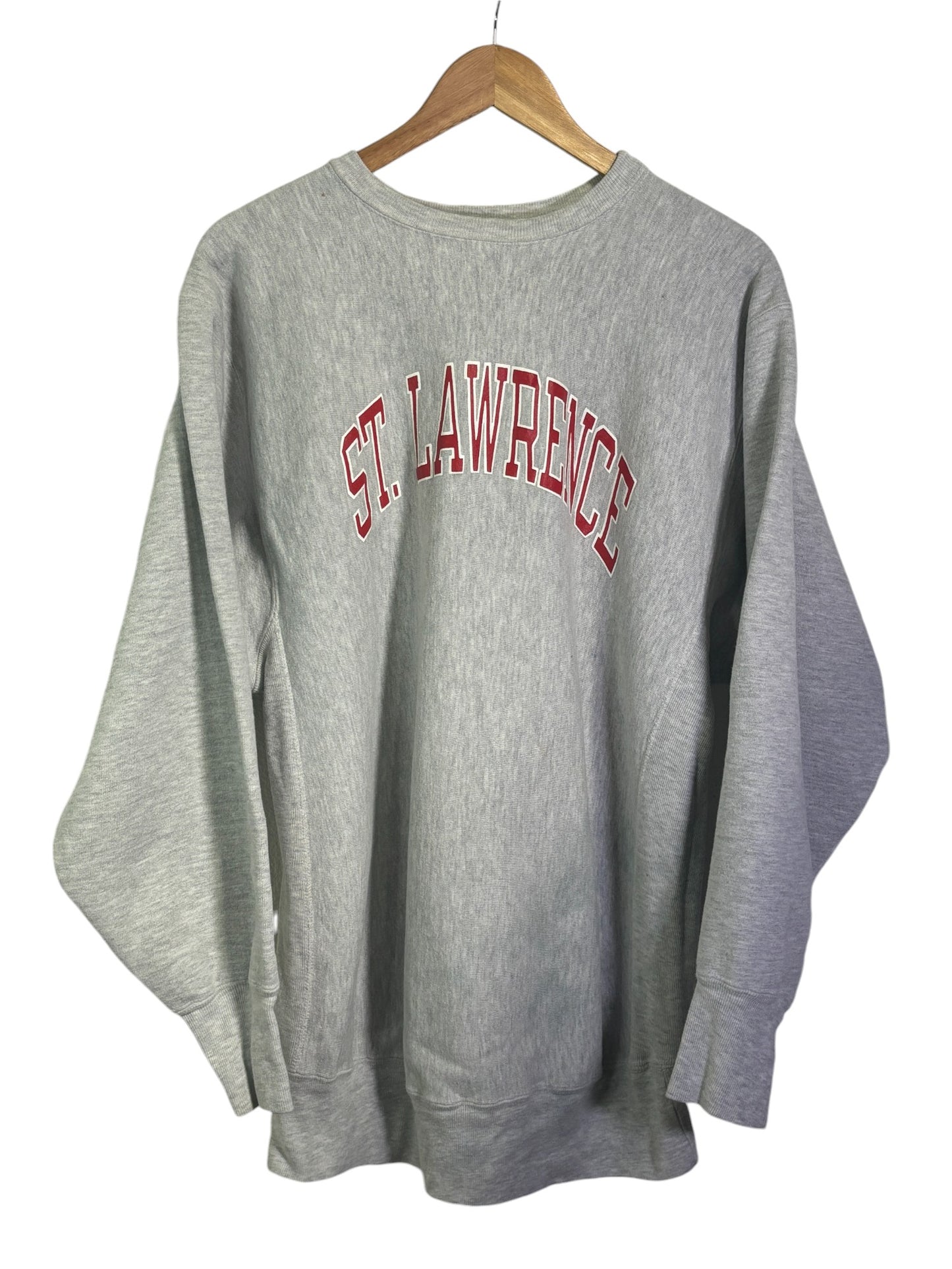 Vintage 90's Champion Reverse Weave St. Lawrence Crewneck Size XXL