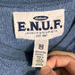 Vintage 90's ENUF Made in USA Fleece Sweater Size Medium