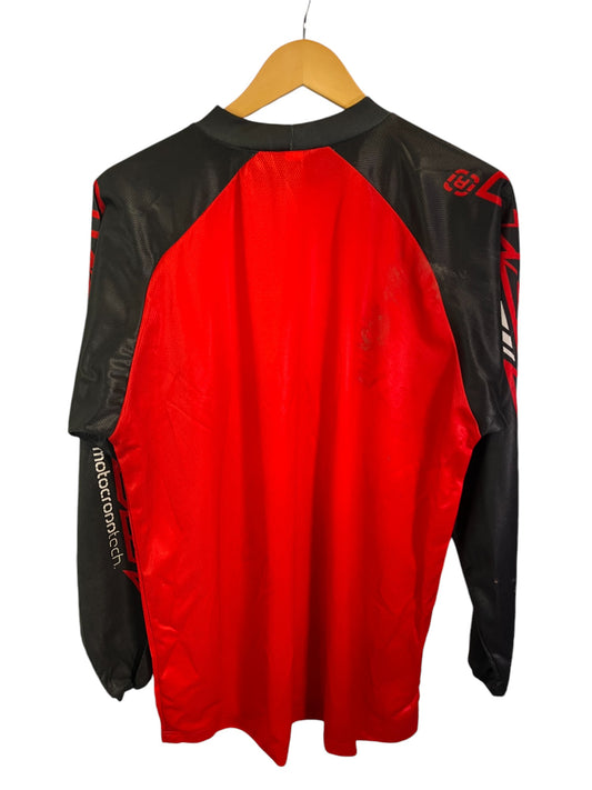 Vintage Y2K No Fear Motorcross Racing Long Sleeve Size Medium