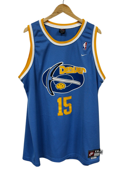Vintage Nike Denver Nuggets Carmelo Anthony #15 Jersey Size XXL