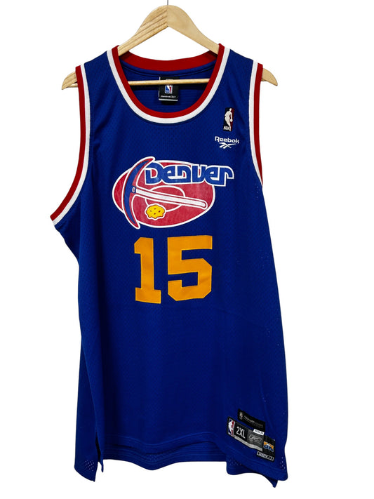 Vintage Reebok Denver Nuggets Carmelo Anthony #15 Jersey Size XXL