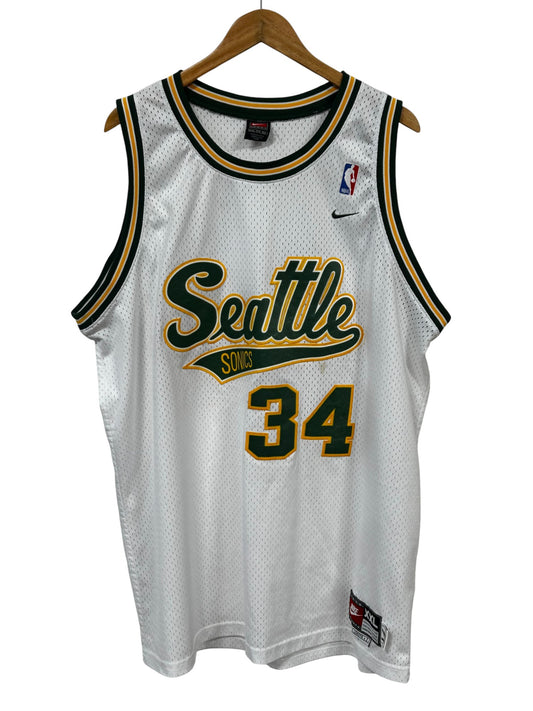 Vintage Nike Seattle Supersonics Ray Allen #34 Jersey Size XXL