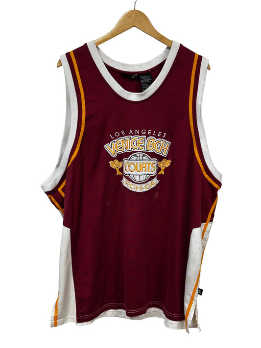 Vintage Los Angeles Venice Beach Courts Basketball Jersey Size XXL