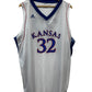Vintage Adidas Kansas City Jayhawks #32 White College Jersey Size XXL