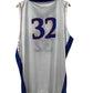 Vintage Adidas Kansas City Jayhawks #32 White College Jersey Size XXL