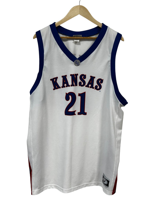 Vintage Kansas City Jayhawks #21 Bahe College Jersey Size XXL