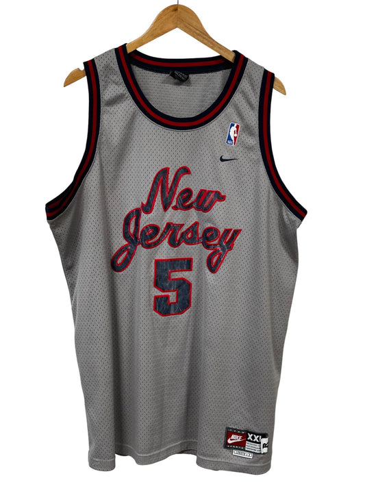 Vintage Nike New Jersey Jets Jason Kidd #5 Jersey Size XXL