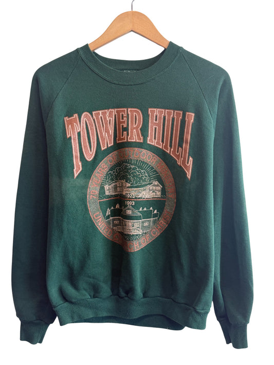 Vintage 90's Tower Hill University Christian College Sweater Size Large