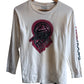 Vintage Y2K Nike Hoops Basketball Swoosh Logo Long Sleeve Shirt Size Medium