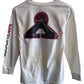 Vintage Y2K Nike Hoops Basketball Swoosh Logo Long Sleeve Shirt Size Medium
