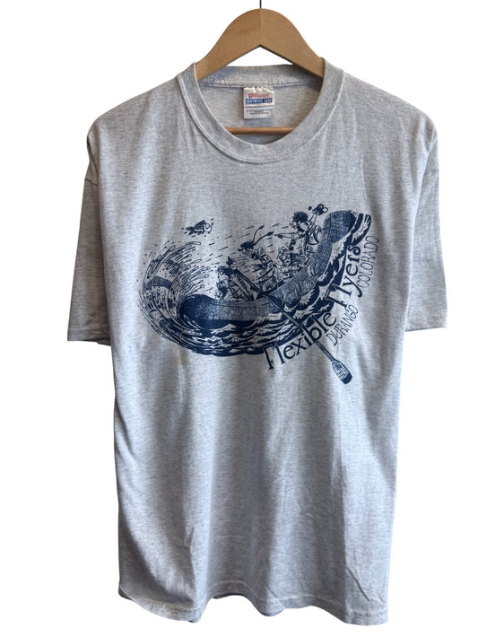 Vintage Durango Colorado Fishing Graphic Tee Size XL