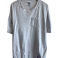 Vintage 90's Russell Athletic Grey Blank Pocket Tee Size XXL