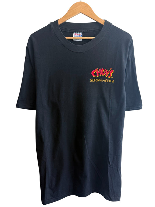 Vintage 90's Chuy's Killer Beef Restaurant Graphic Tee Size XL