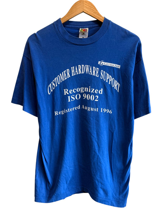 Vintage PC Customer Hardware Support Graphic Tee Size XL