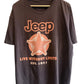 Vintage Y2K Jeep Logo Graphic Tee Size XL