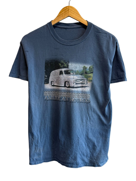 Vintage American Hot Rod Classic Car Graphic Tee Size Medium