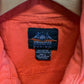 Harley Davidson Sturgis Orange Cutoff Button Up Shirt Size Large