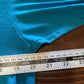 Vintage 90's Jerzees Blue Blank Polo Shirt Size Large