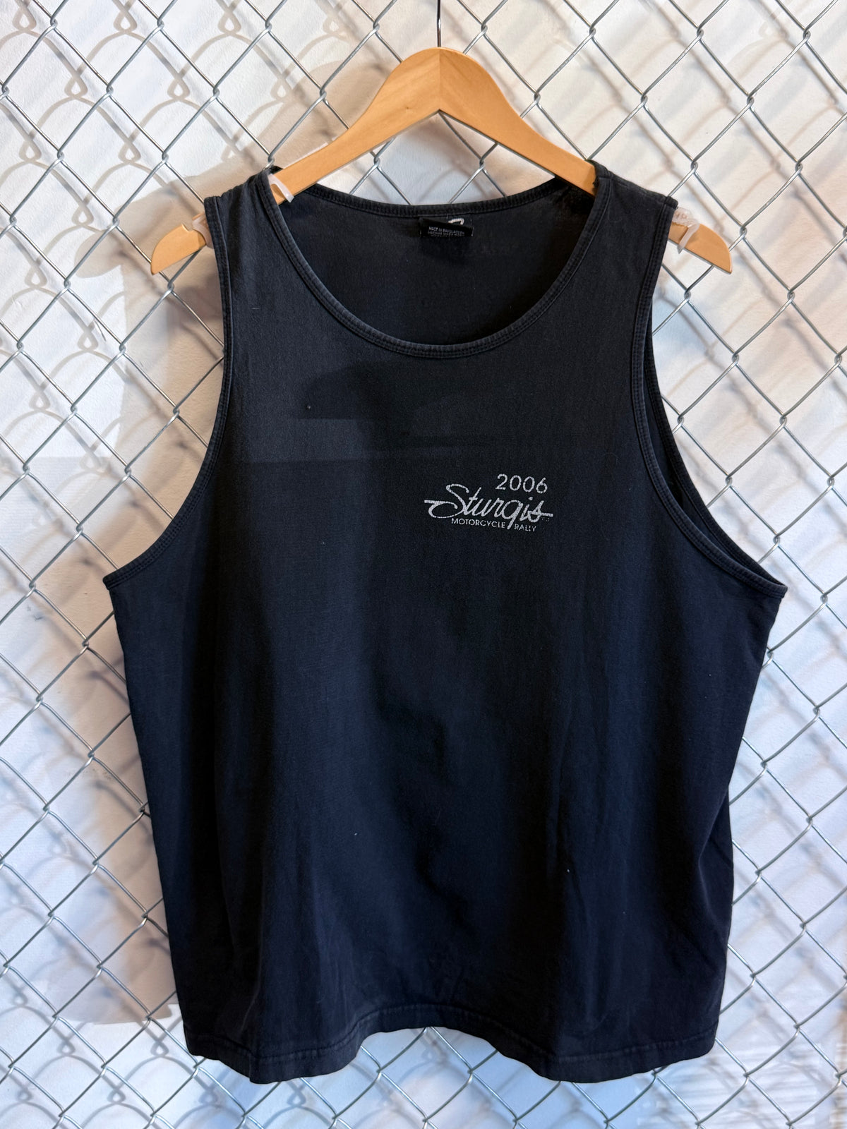 Sturgis 2006 Motorcycle Rally Biker Tank Top Shirt Size XL