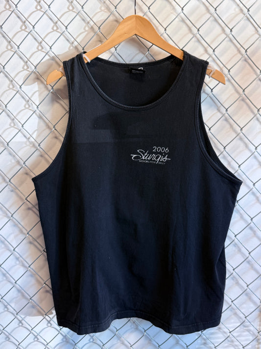 Sturgis 2006 Motorcycle Rally Biker Tank Top Shirt Size XL