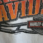 Y2K Harley Davidson White Cut Off Biker Shirt Size XL