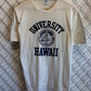 Vintage 80's University of Hawaii Crest Logo Collegiate Tee Size Large